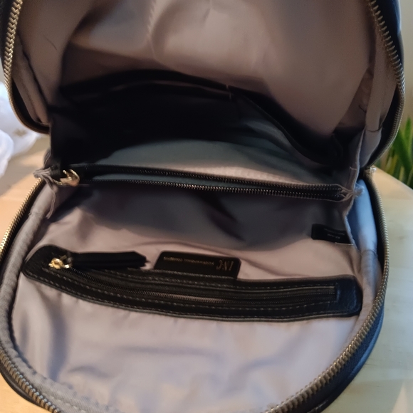 INC Tweed Fabic Blk & Gray Small Backpack Purse - Picture 6 of 10